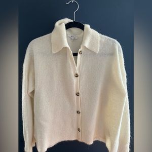 Madewell Carrabelle Polo Cardigan Size XL